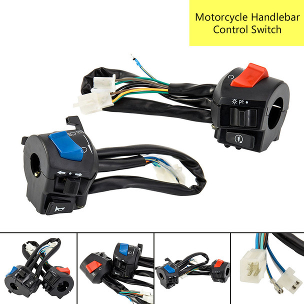 Motorcycle Handlebar Switch Control Universal Waterproof Motorcycle Horn Headlight Handlebar Switch Control For Motorbike