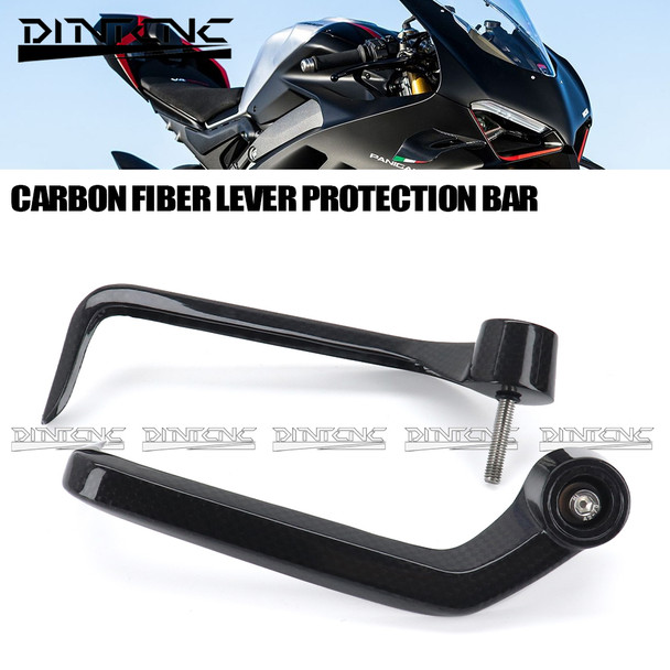 For DUCATI Panigale V4 V4SP Streetfighter Carbon Fiber Kit Front Brake Clutch Protection Bar Handlebar Side Tie Rod Protectors