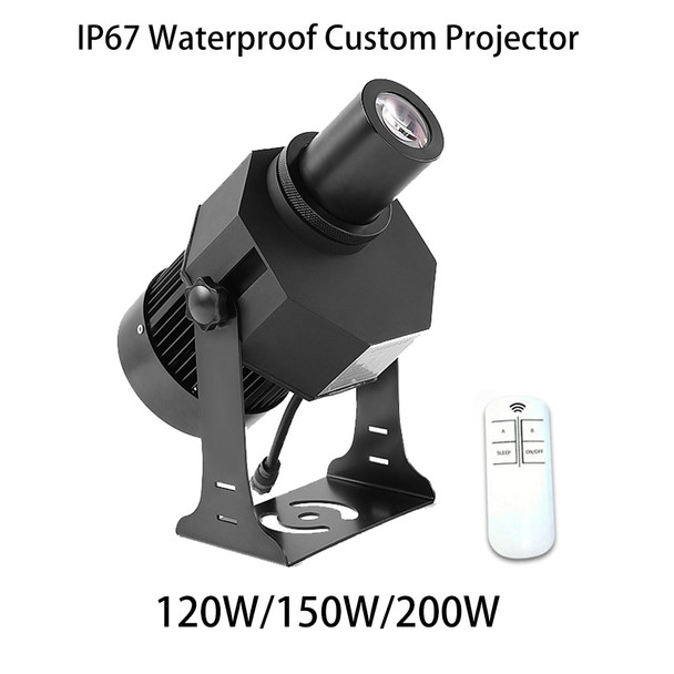 150W200W Led Ip65 Gobo Projector Light Outdoor Customized Logo Floor