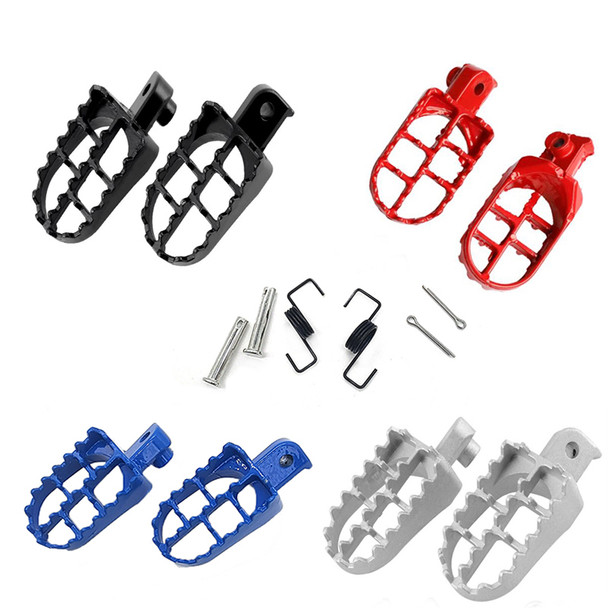 Motorcycle Foot Pegs Rests Footpegs for Yamaha PW50 80 TW200 for XR50R CRF50 CRF70 CRF80 CRF100F Motorbike Chinese Dirt Pit Bike