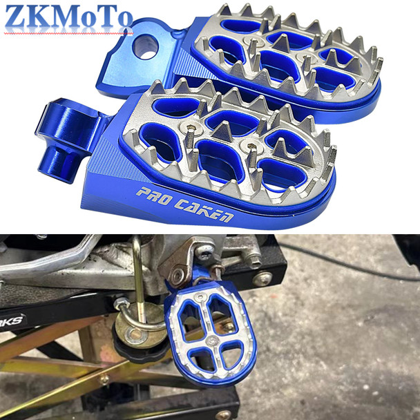 Motorcycle CNC Foot Peg Pedal Footrest For YAMAHA YZ 85 125 250 YZ85 YZ125 YZ250 WR250F WR 250F 1999-2015 YZ450F 2004-216