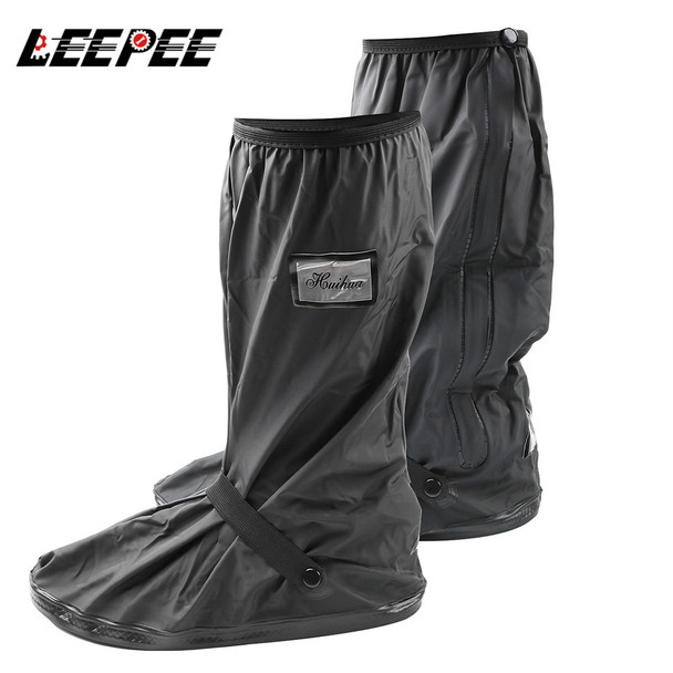Reusable Motorcycle Scooter Dirt Bike Rain Shoes Cover Non-Slip Boot Covers Unisex Bicycle Shoes Protectors For Rainy Snowy Day