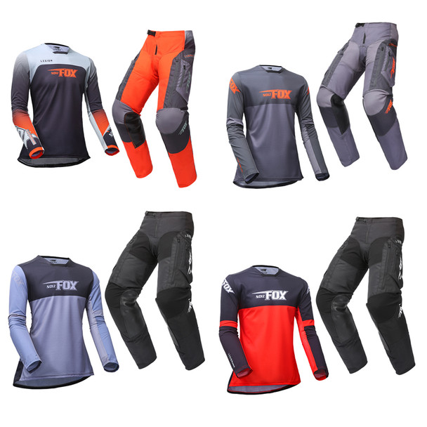 2024 New MX Jersey Set Dirt Bike Motocross Gear Set ATV Motorcycle Combo Off Road Jersey And Pant 6color