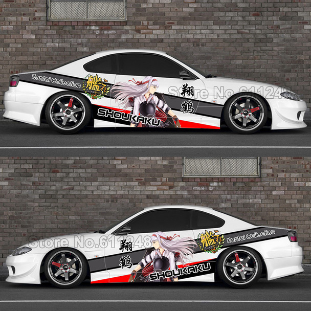 Cartoon Anime ACGN Car Sticker For Kantai Collection Shoukaku Paint Car Racing body Decals Decorative Film Auto Drift Stickers