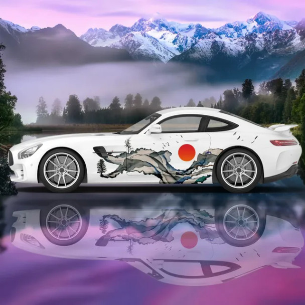 Custom Flower Bird Racing Car Graphic Decal Full Body Vinyl Wrap Modern Design Vector Image Wrap Sticker Decorative Car Decal Custom Flower Bird Racing Car Graphic Decal Full Body Vinyl Wrap Modern Design Vector Image Wrap Sticker Decorative Car Decal