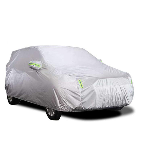 Car Cover Full Sedan Covers with Reflective Strip Sunscreen Protection Dustproof UV Scratch-Resistant Universal S/M/L/XL/XXL