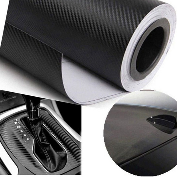 3D Carbon Fiber Vinyl Wrap Film Waterproof Car Stickers Console Computer Laptop Skin Auto Motorcycle Accessories