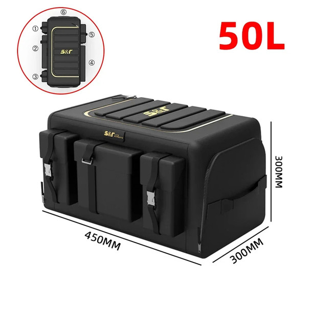 Car Trunk Storage Organizer With Lid Universal Car Trunk Organizer 70L Storage Box Oxford Cloth Folding Organizador Car Trunk Storage Organizer With Lid Universal Car Trunk Organizer 70L Storage Box Oxford Cloth Folding Organizador