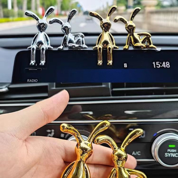 Car Interior Rabbit Decoration Ornaments, Bathroom Shelf Decoration As A Gift for Friends with Creative High Aesthetic Value