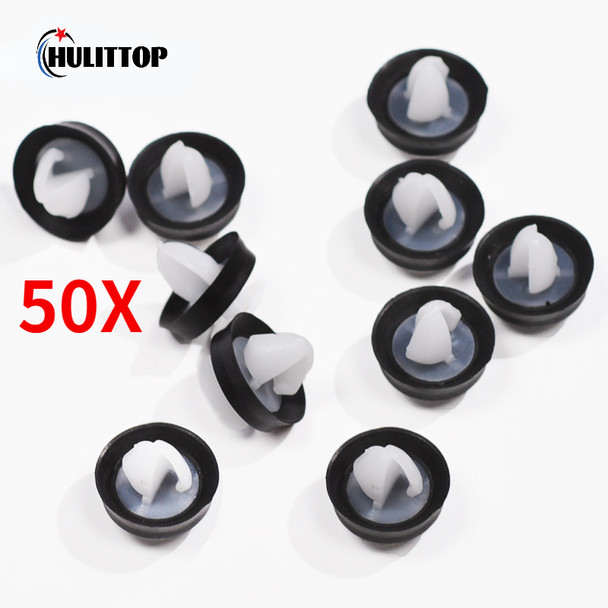 50x Car Interior Door Panel Card Trim Fastener Clips For Citroen C2 C8 C3 C4 Picasso for Peugeot 307 206 508