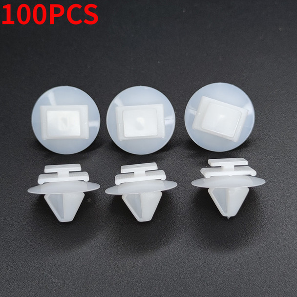 100pcs Auto Fastener Clip Door Scuff Clips For Peugeot 106 206 207 1007 306 806 Citroen C2 C3 Pluriel Picasso Berlingo Trim Clip