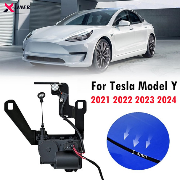 For Tesla Model Y 2024 2023 Power Frunk Soft Close Lock Automatic Electric Suction Lock Front Trunk Auto Close For Model Y 21-24