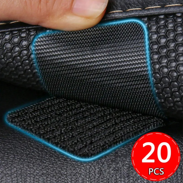 Car carpet Tape Universal Self adhesive Fastener sticker Floor Mat Clips Retention Holders Grips For BMW X1 X3 X5 Mercedes Benz