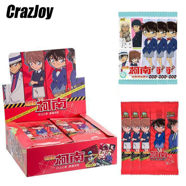 Japanese Detective Conan cards Anime figure Collection ccg Cards kid toys hobbies Games collectibles for Children Birthday Gifts