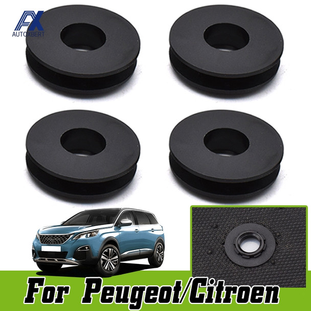 Car Fastener Floor Mat Clips Carpet Fixing Clamps Buckles For Peugeot Citroen c5 picasso c-elysee DS4 5 6 Retainer Accessories