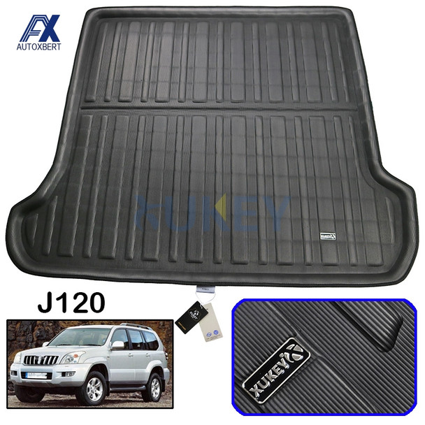 Fit For Toyota Land Cruiser Prado J120 2003-2009 Boot Mat Rear Trunk Cargo Tray Liner Floor Carpet 2004 2005 2006 2007 2008