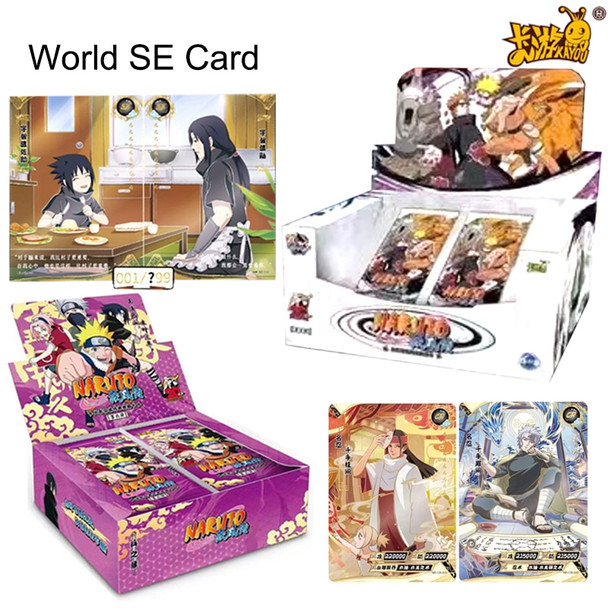Anime Original Naruto KAYOU Cards Chapter Of The Array Box Added SE Ninja World Collection Cards Anime Game Gifts For Kids Toys
