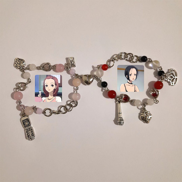 Nana Hachi inspired bracelet, nana , hachi, anime manga jewelry, nana matching bracelets,Valentine’s Day Gifts