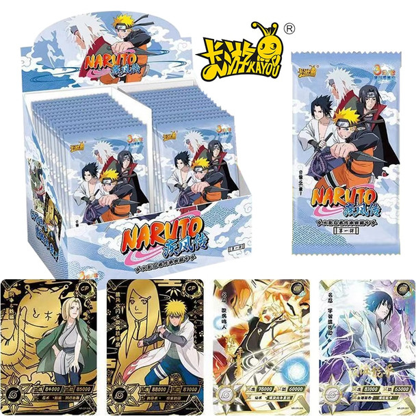 KAYOU Original Naruto Cards The Chapter of All Series Collection Card Tsunade Namikaze Minato Uzumaki Uchiha Sasuke Rare SP Card