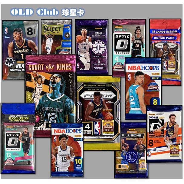 Panini Basketball Nba Ballsuperstar Card Prizm Hoops Op Chronicles Single Pack Loose Fans Collection Card Gift Toy