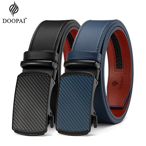 DOOPAI Leather Waist Strap Male Automatic Buckle Waistband Mens High Quality Girdle Belts For Women Men Gifts DOOPAI Leather Waist Strap Male Automatic Buckle Waistband Mens High Quality Girdle Belts For Women Men Gifts