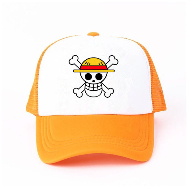 Adult Kids One Piece Baseball Cap Cute Japanese Anime Cosplay Hats Girl Boy Trafalgar Law Skull Snapback Cap Halloween YF003