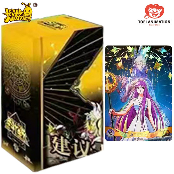 KAYOU Saint Seiya Collection Cards Original TOEI ZERO Tcg Anime Playing Card Table Board Toys for Family Children Christmas Gift