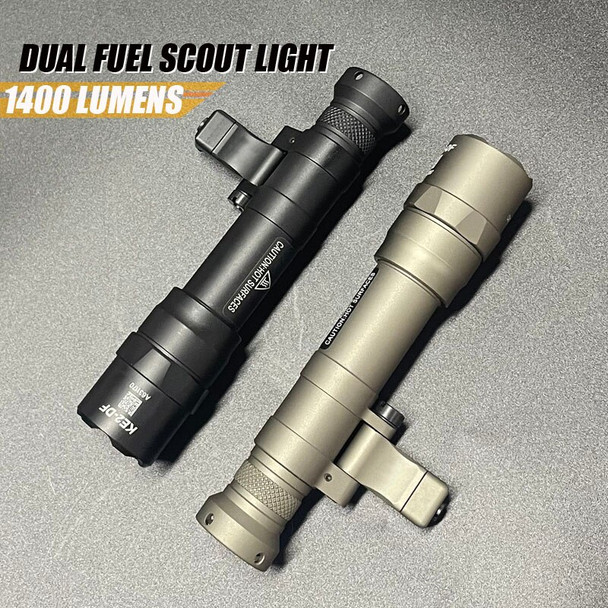 Rifle Flashlight M640df Dual Fuel Scout Light 1400 Lumens Led Lighting
