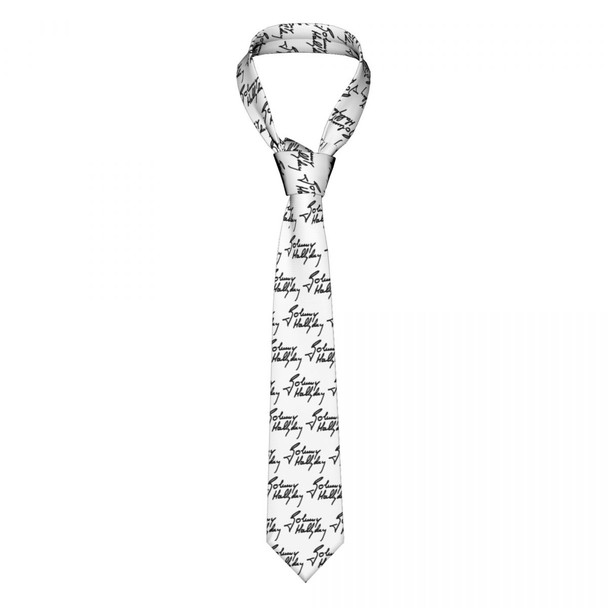 Cool Tie Johnny Hallyday French Rock Star Singer Ties Daily Wear Cravat Party Necktie Narrow.8cm Wide