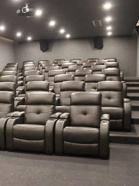 Home theater sofa leather electric function oxygen cabin sofa movie theater video hall video room seat