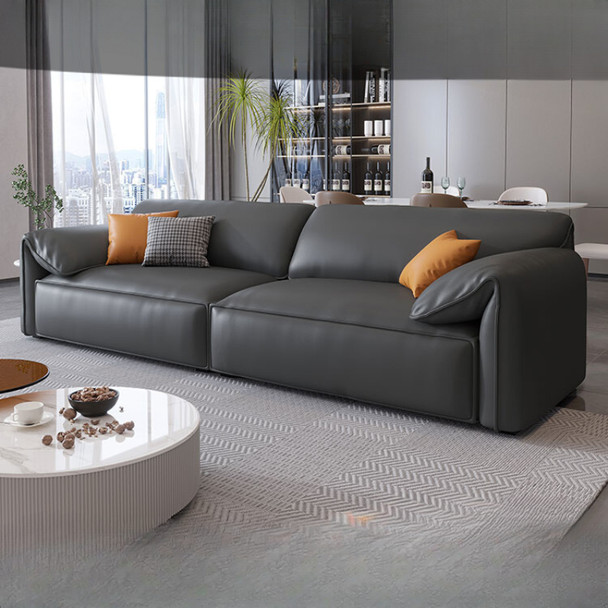 Leather Clouds Sofas Minimalist Theater Recliner Comfort Unique Living Room Sofas Straight Vintage Sofa Para Sala Sofa Para Sala