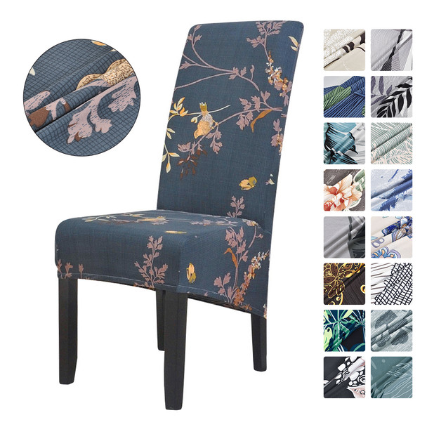 XL Size Printed Dining Chair Covers Large Removable Washable Kitchen Chair Protector Seat Cover for Dining Room Home Banquet XL Size Printed Dining Chair Covers Large Removable Washable Kitchen Chair Protector Seat Cover for Dining Room Home Banquet