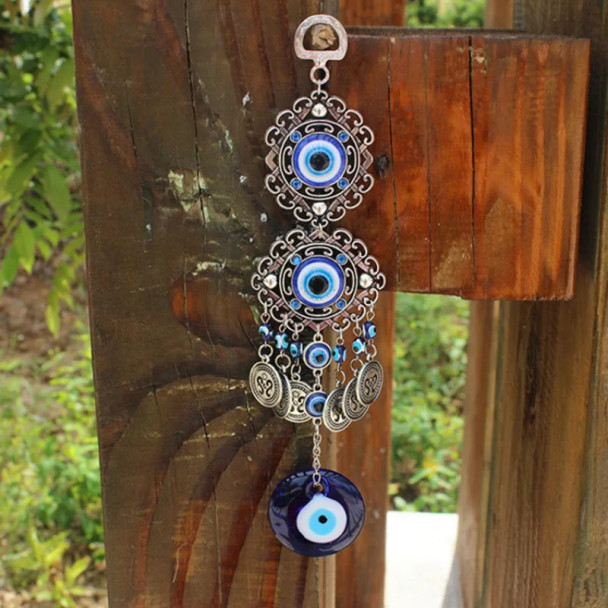 Wall Hanging Pendant Amulet Lucky Charm Blessing Protection Gift Turkish Blue Evil Eye Hamsa Hand Flower for Home Decoration Wall Hanging Pendant Amulet Lucky Charm Blessing Protection Gift Turkish Blue Evil Eye Hamsa Hand Flower for Home Decoration