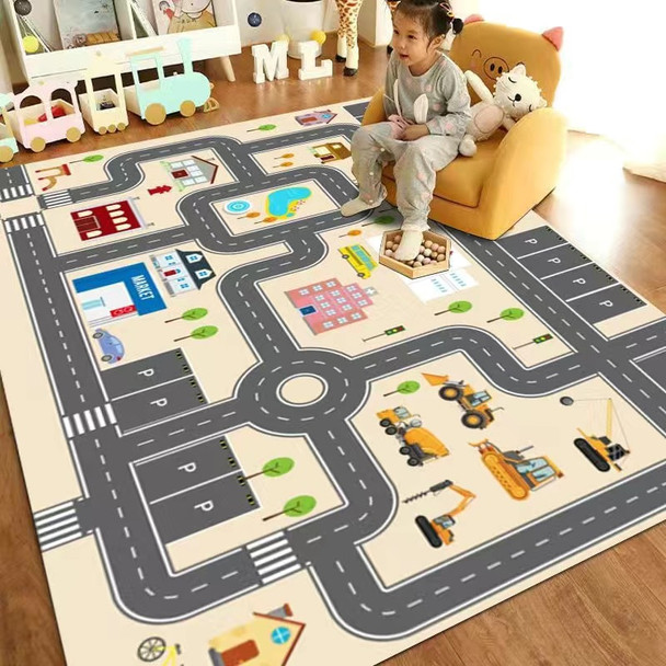 Carpet for Living Room Kids Play Clmbing Floor Mat Modern Road Traffic Route Map Area Rug Bedroom Bedside Sofa Table Doormat