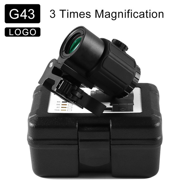 Hunting Sight G33 G43 Airsoft 3x Magnifier With Switch To Side Quick