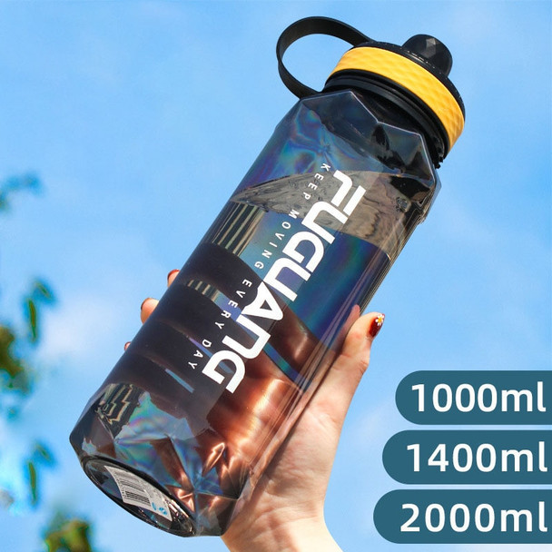 2 Liters Sports Water Bottle Motivational Drinking Portable Outdoor