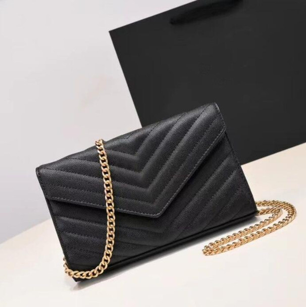 Luxury handbags designer wallet on chain magnet clasp women top quality purse square crossbody bag flap shoulder bags