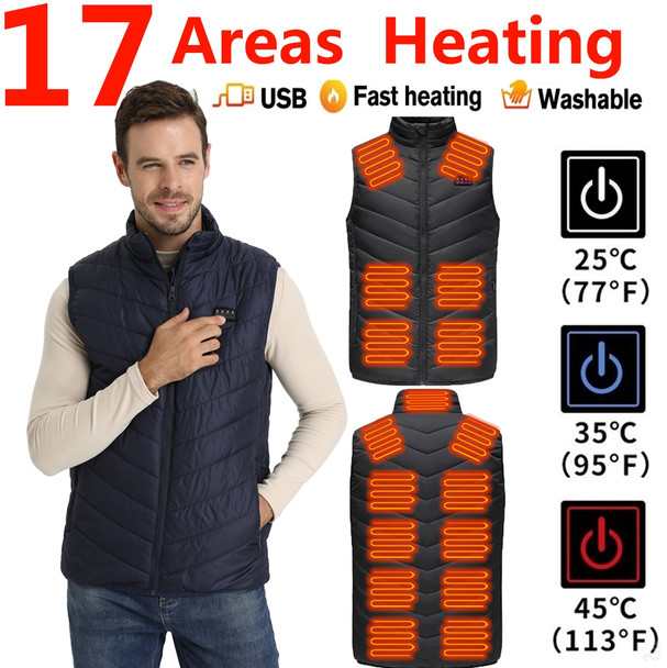Electric Heating Vest Heated Down Jacket Man Heated Vest Man