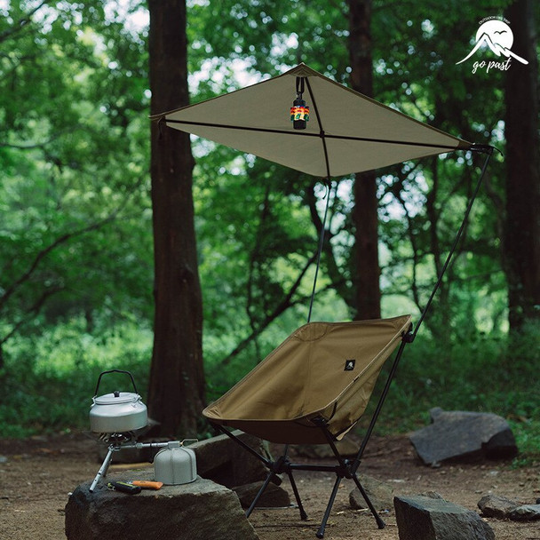Outdoor camping portable moon chair, beach backrest stool, ultra light