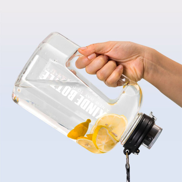 1500Ml/2200Ml Large Capacity Net Red Straw Big Belly Cup Sports Kettle