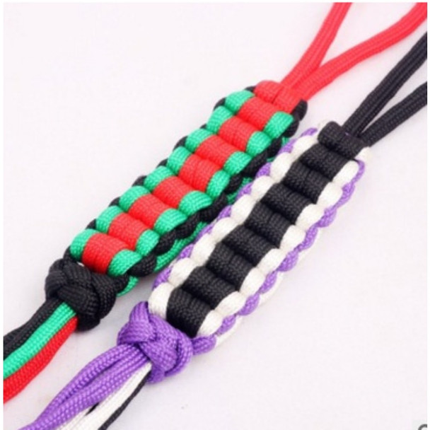 1/2 Outdoor Camping Nylon Knife Chain Tool Falling Parachute Rope