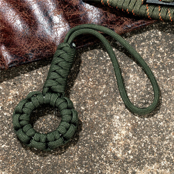 1Pcs Paracord Lanyard Keychain Handmade 7 core Umbrella Rope Weaving