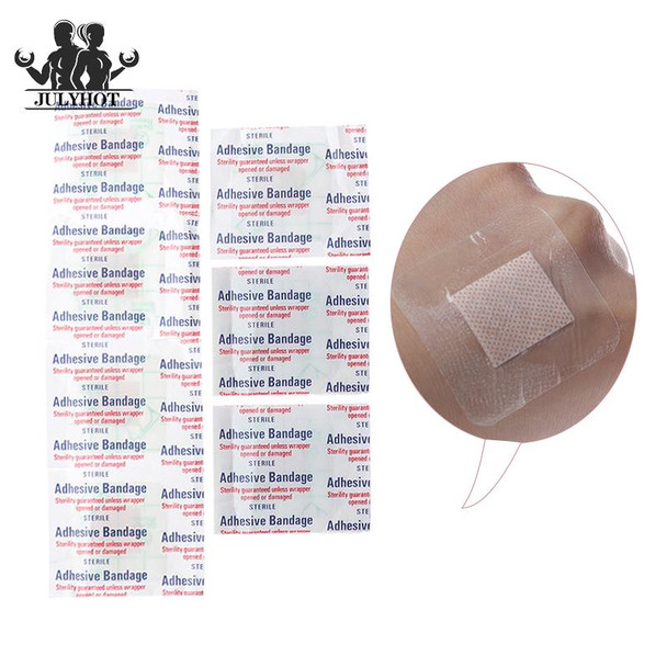 100pcs Waterproof Medical Patch Wound First Band Aid Kit Bandage