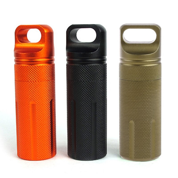 Aluminum Alloy Airtight for Pill Container Bottle Portable Outdoor| |