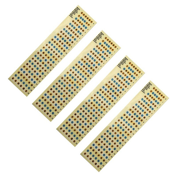 4X Guitar Fretboard Note Decals Fingerboard Frets Map Sticker For