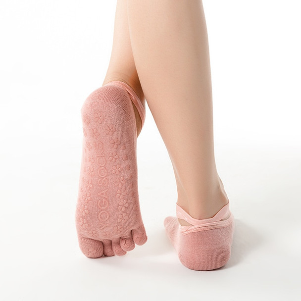 Yoga Anti slip Socks 1 Pairs Women Pilates Backless Silicone Non slip