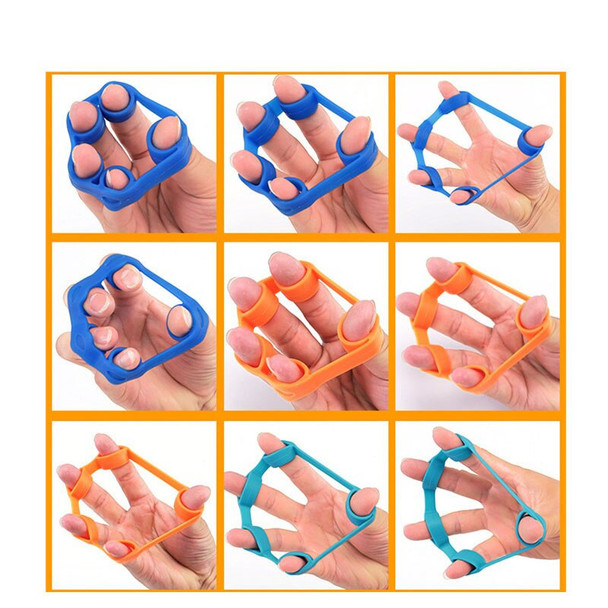 Hand Gripper Silicone Finger Expander Exercise Hand Grip Wrist
