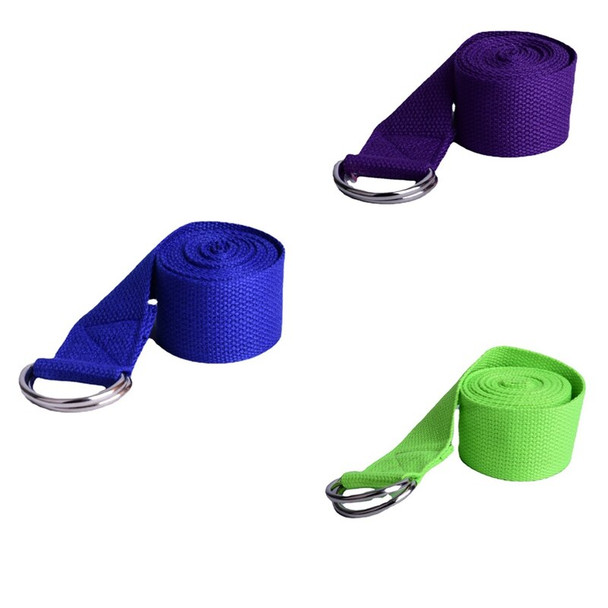 1 Pieces Yoga Strap Stretch Cotton Training Auxiliary Stretch Belt