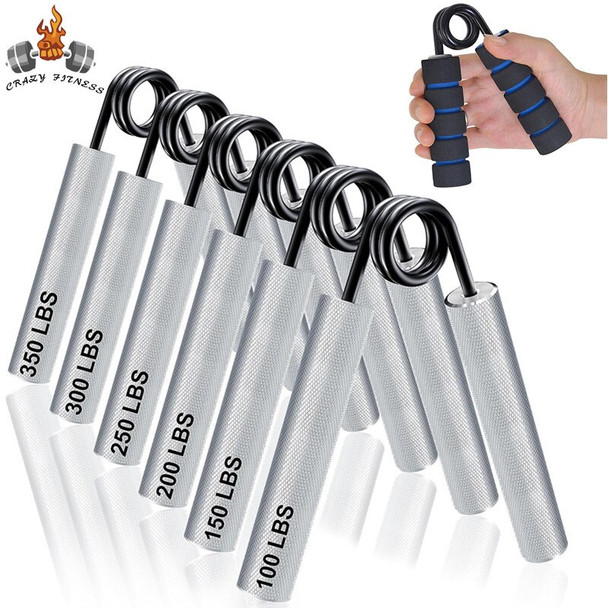 100 350lbs Fitness Heavy Grips Forearm Exerciser Strengthener Metal