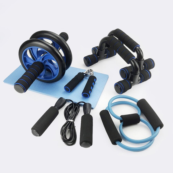New Ab Roller&Jump Rope No Noise Abdominal Wheel Ab Roller with Mat